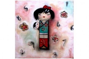 Ayami and Baby Kokeshi